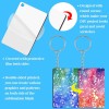 Unbranded DIY Sublimation Keychain Blank 120Pcs Heat Transfer Keychain MDF