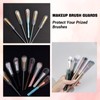 FrostyFlair Make-up Brush Protector, 20 Pieces Dustproof Cosmetic Brush Covers