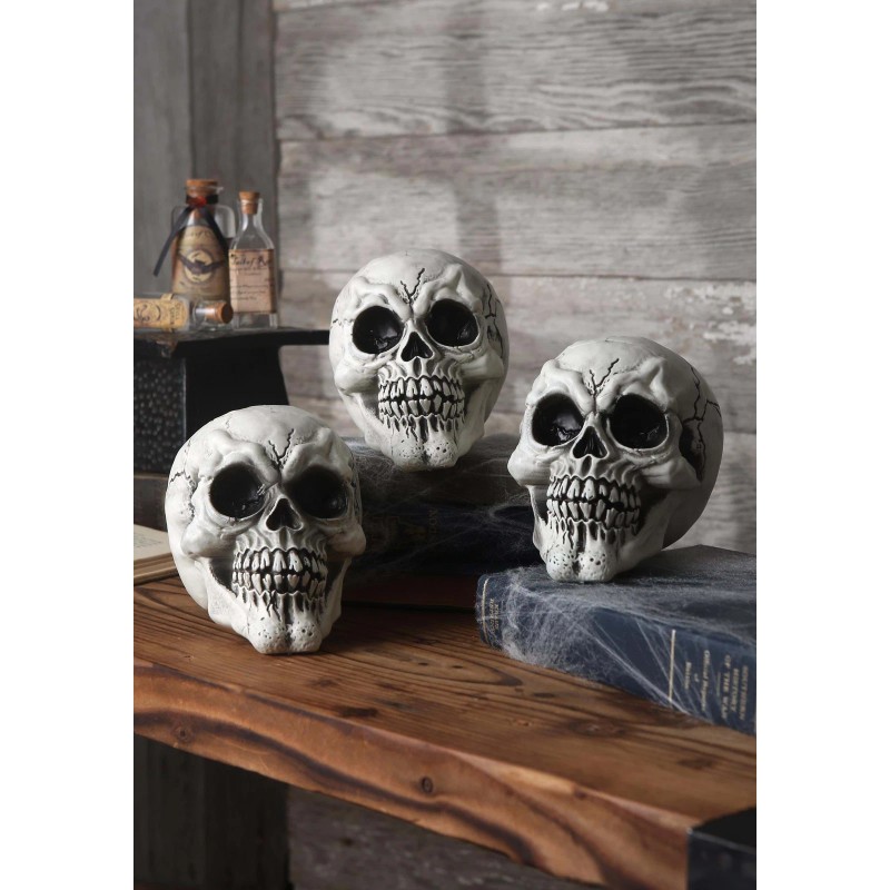 Fun Costumes Set of 3 Large Skulls