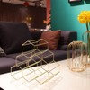 Tabletop Wine Rack 6 Bottle Wine Holder Modern Metal Wine