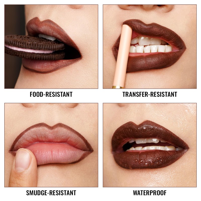 Waterproof White Lipliner Pencil - Smooth and Creamy Lip Primer,