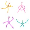 4Pcs Giraffe Tube Toy Telescopic Suction Cup Tube Giraffe Toy