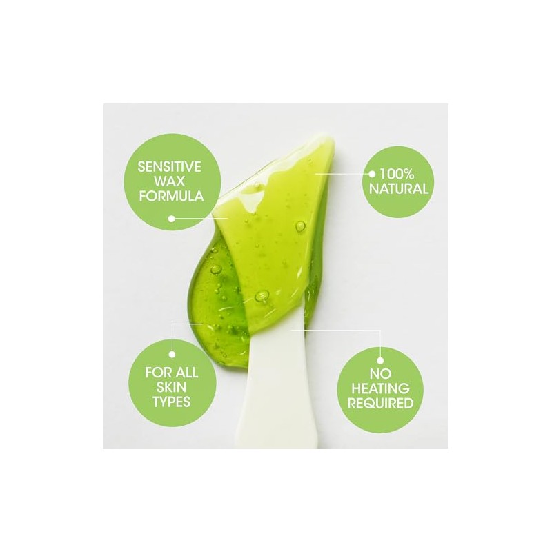 Nad's gel para remover bellos sin calor, kit de 6