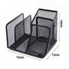 Cheerhom Desk Organiser, Mesh Metal Office Tray, Sticky Notes, Folder