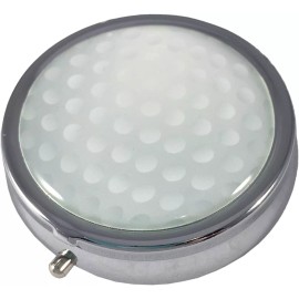 Pill Buddy Golf Ball Small Daily Medication Compact Pill Box Case Organizer Pocket Travel