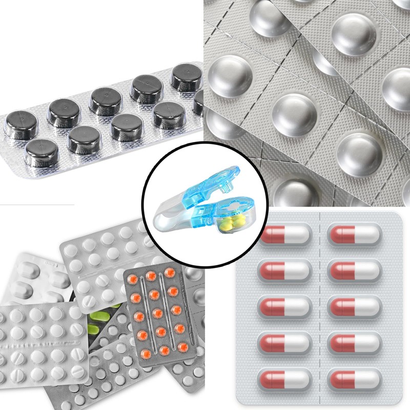 2 PCS Portable Pill Taker Portable Pill Taker Remover Pill