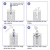 SKIR'CO Pack of 6 Wedge Anchors Galvanised M8 x 60