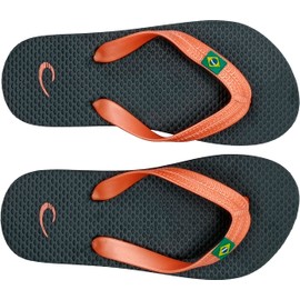 Swimxwin Brazil Neon Flip-Flops | Pool Flip Flops | Beach Flip-Flops | Lightweight and Comfortable, orange