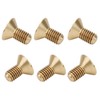 50Pcs Flat Hex Socket Screw M3 Pure Copper Countersunk Head