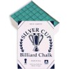 Silver Cup Billiard Chalk - 1 Gross (144 pcs.) GREEN