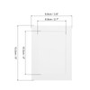 MECCANIXITY 30PCS Paper Photo Frames, 5 x 4 Inch Cardboard