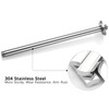 16 Inch Shower Arm and Flange Brushed Nickel, Ceiling Mounted