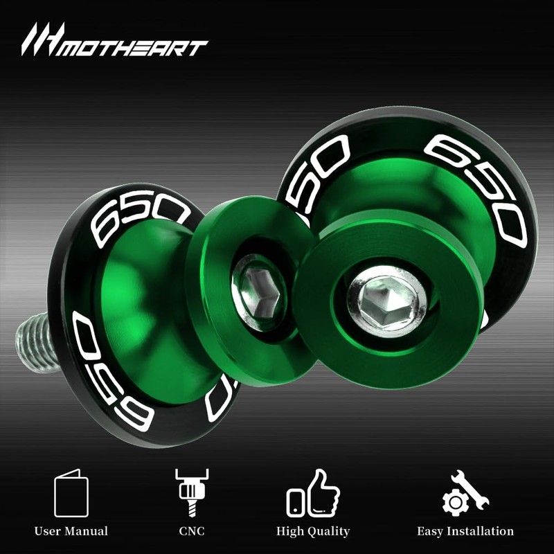 MotHeart M8 Swing Arm Bobbin Compatible Z650RS 2022-2024 Paddock Stand