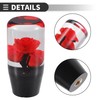 Motoforti Universal Rose Flower Car Gear Shift Knob, Manual Automatic