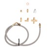 Turbo Oil Feed Line Kit 1/8PNT AN4 Fitting Oil Drain