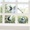 FUNOMOCYA 3sheets Bird Collision Prevention Static Window Cling Glass Alert