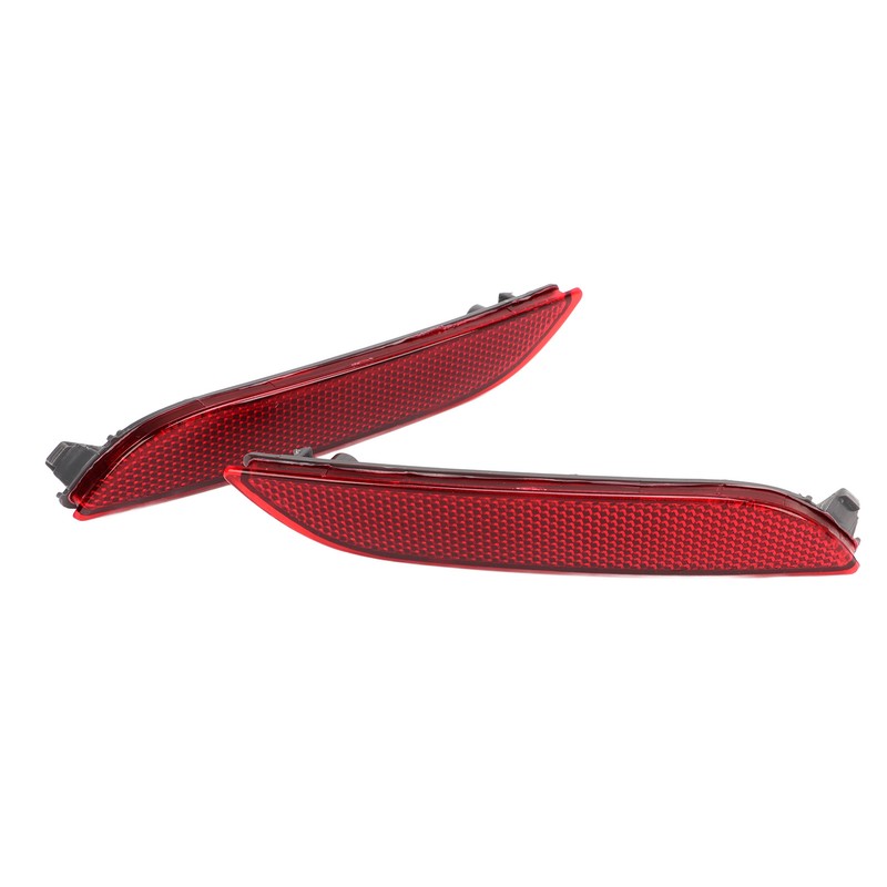 2 Pcs Rear Bumper Reflector Left Right TO1185110 Red Tail