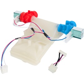 BlueStars Ultra Durable W11101906 W11210463 Washer Water Inlet Valve Replacement Part - Compatible with Whirlpool Amana Maytag Washer - Replaces W10701461 W10869803 W10883458 W11038696