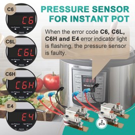 2-Pack Pressure Sensor for Instant Pot - Pressure Cooker Pressure Sensor or Switch Compatible with Power Cooker, Cuisinart, Power Quick Pot, Farberware and Gourmia Power Cooker