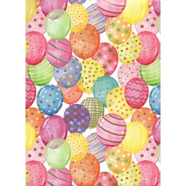 ARKRAFT Gift Wrapping Paper Set of 4 Sheets XXL Paper FSC(Birthday)