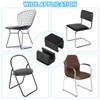 PATIKIL 12 Pcs Rectangular U Shaped Chair Leg Caps with