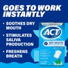 ACT Dry Mouth Moisturizing Gum, 20 Pieces, With Xylitol, Sugar