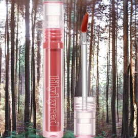 Lilybyred Natural Lip Makeup Glassy Layer Fixing Lip Tint 01 Cheeky Peach 1pc / 릴리바이레드 자연유래 립메이크업 글래시 레이어 픽싱 립틴트 01치키피치 1개