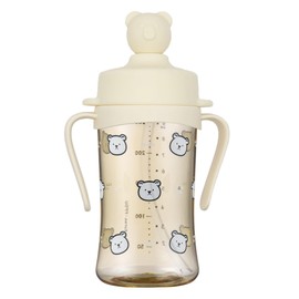 AKIOOM (Pack of 1) Premium Spill Proof Sippy Cup for Toddlers with Soft Straw, PPSU, BPA Free, 9 oz - Ideal for 1 Year and Older With Handle