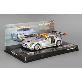 Minichamps 1:43 MB SLS AMG GT3 Jager/Seyffarth/Heyer/Breslin #7 24H Dubai 2011 437110307 [Shipping from Canada]