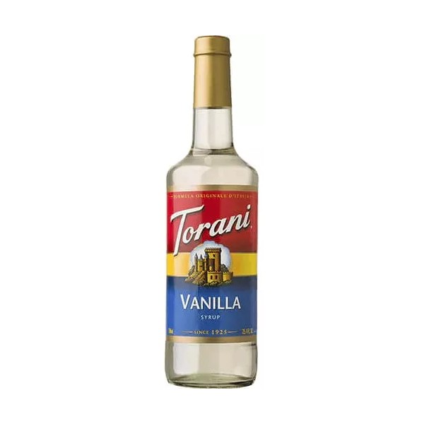 Torani Jarabe Para Bebidas Sabor Vainilla 750ml