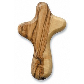 Uljö Olive Wood Worry Stone Cross