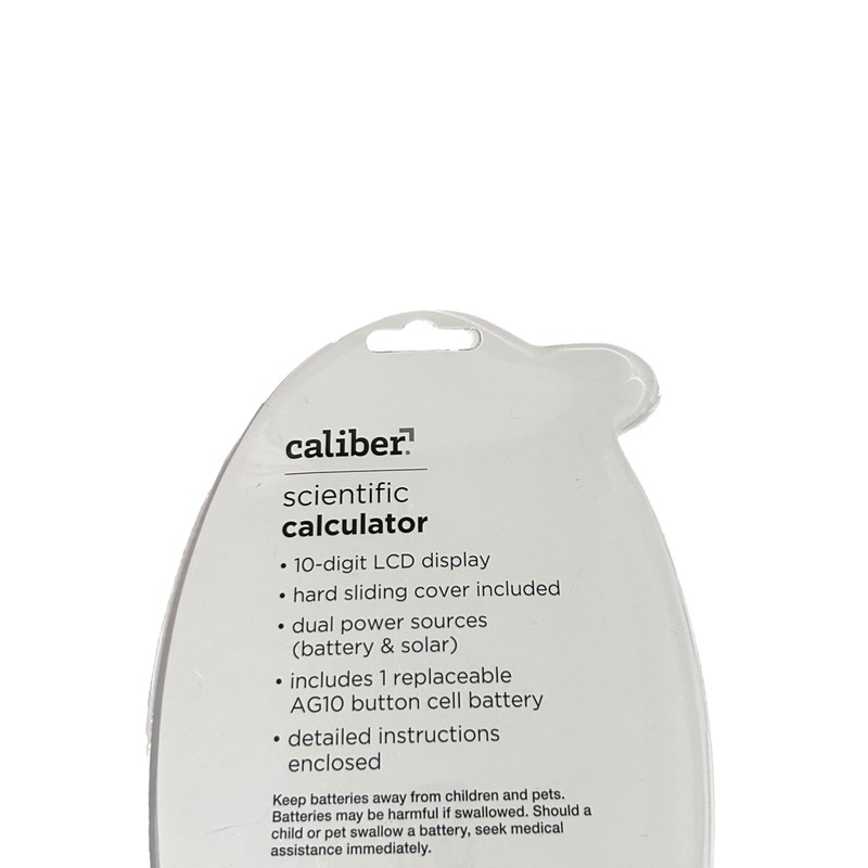 CALIBER Scientific Calculator 10 Digit LCD Display with 240 Functions