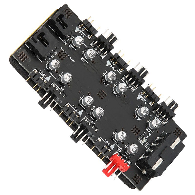 6 Way Splitter Hub 4PIN PWM Speed Regulation 3PIN ARGB