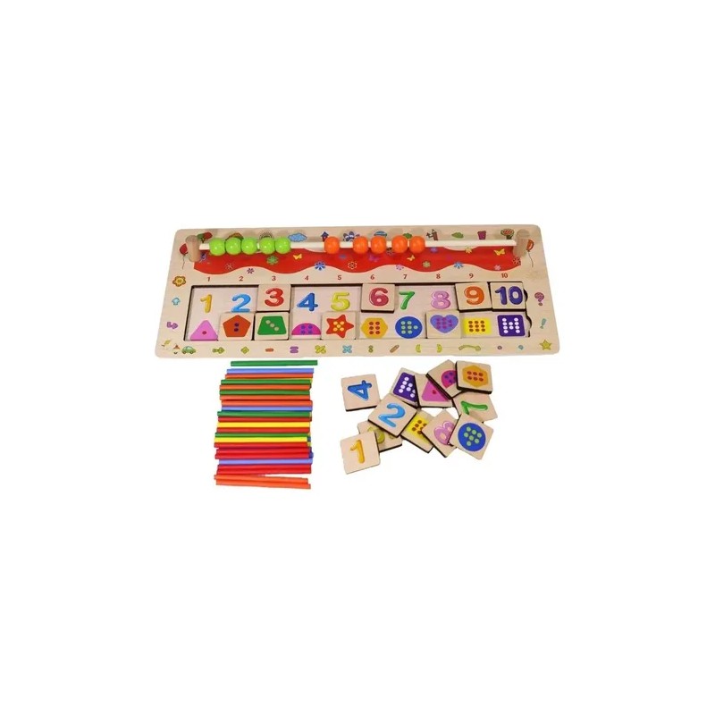 Tablero Apilable Didactico Montessori Para Desarrollo Peques