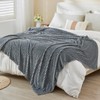 EMME Cuddly Fluffy Blanket, 3D Touch Experience Fleece Blanket, Soft