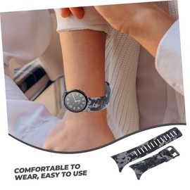 WOONEKY Watch Band Tpu Printed Strap Replacement Watchband Comfortable Suitable for All Attires