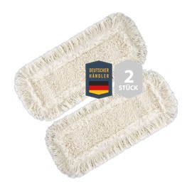 Mop cover mop set, microfibre – made in Germany – suitable for sealed floor coverings such as laminate, floorboards, tiles, oils, parquet - floor mop replacement cover