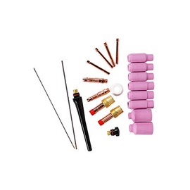 WELDINGER TIGSet 1 Accessory Set for TIG Welding Fittings Type 17 / 18 / 26 / 45V25 Basic Equipment 1.6 mm and 2.4 mm