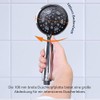 HNNHOME HNNHOME HydroPulse 100 mm Handbrause Hochdruck-Duschkopf, 6 Spr1hmodi, universeller