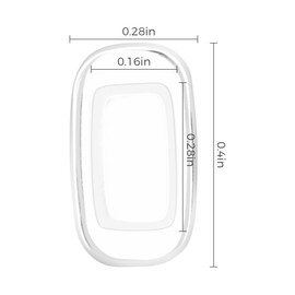 HILEEN 6 Pairs Replacement Nose Pad Pieces for Costa South Point|Flagler|Shipmaster|Fernandina|Wader|Peli; for Oakley Latch Key|Cartridge|Spindle|Diecutter|Lugplate|Latch Alpha Sunglasses - Clear