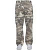 Kruze Mens Combat Cargo Trousers Camouflage Green Camo Summer Pants