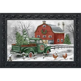 Briarwood Lane Christmas on The Farm Doormat
