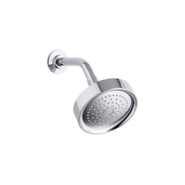 KOHLER 965-AK-CP Purist Fixed Showerhead with Katalyst air Induction Technology, One Size, Polished Chrome