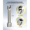1/2″ Drive 3/4″ (19mm) Strut Channel Impact Socket | 12-Point,