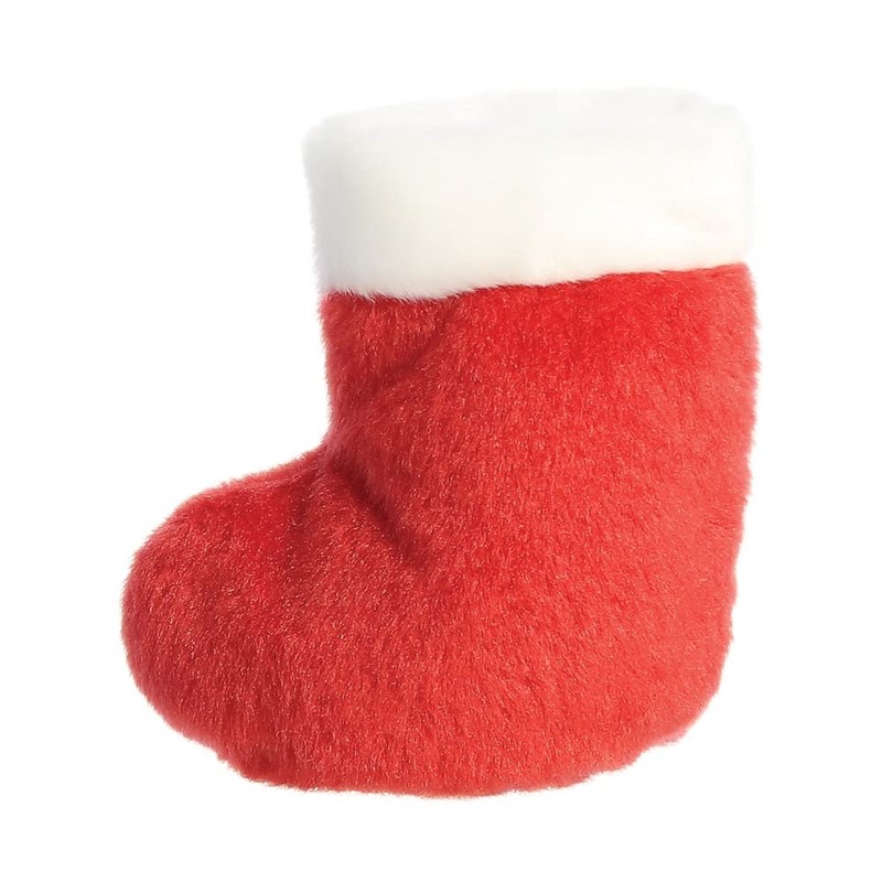 Aurora, 99220, Palm Pals Holly Christmas Stocking, 5In, Soft Toy,