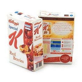 MyTinyWorld 2 x Dolls House Miniature Kelloggs Special K Cereals