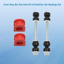 LABLT Front Sway Bar End Links Kit & Stabilizer Bar Bushings Set Replacement for Escalade 2008-2014 Replacement for Silverado Suburban Avalanche Tahoe 2007-2015 Replacement for Yukon Sierra 2007-2017