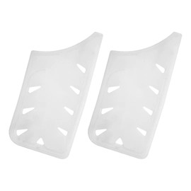 XYJ 2pcs/set Safety Knife Covers Sleeves Knives Edge Guard, Universal Knife Sheath, Cleaver, Chopping Knife Case Blade Guards Protector White Kitchen Knife Cover Sleeve