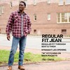 Wrangler Men's Free-to-Stretch Regular Fit Jean, Rinse Denim, 36W x