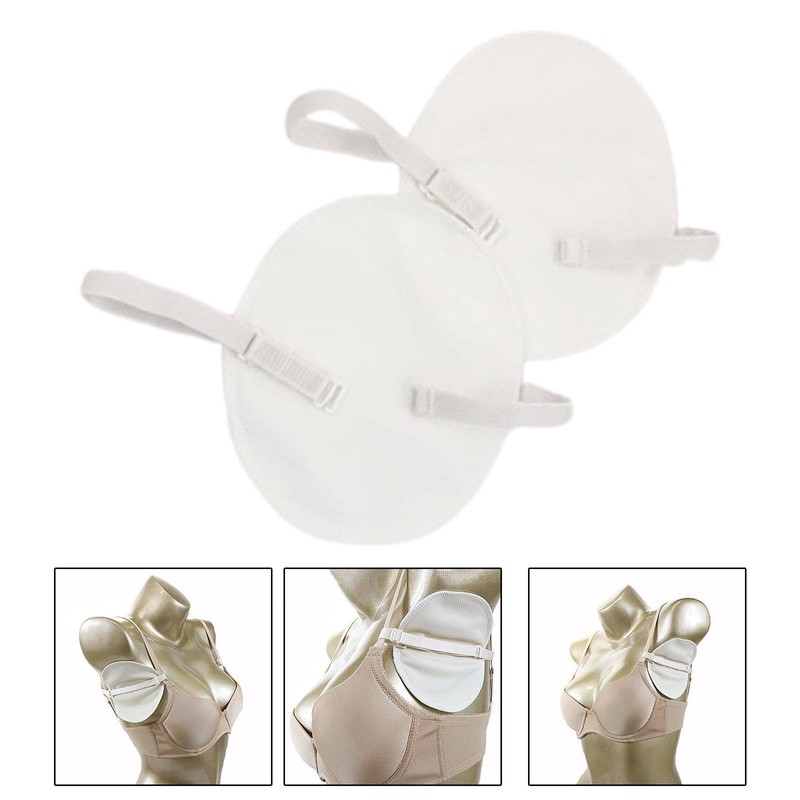 Folpus Underarm Sweat Protection Pads,Armpit Dress Shields,Absorbent Antiperspirant,Whole Day,Shields Reusable